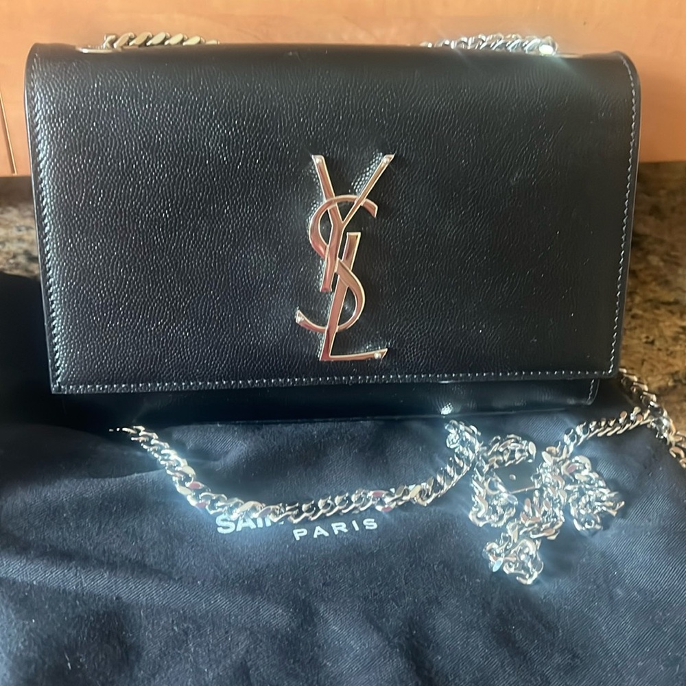 1711 YSL Black shoulder/crossbody